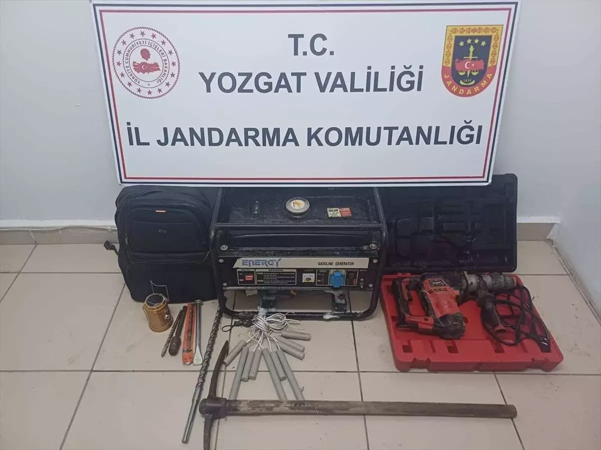 Yozgat’ta Kaçak Kazı Yapan 3 Şüpheli Gözaltına Alındı